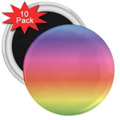 Rainbow Shades 3  Magnets (10 Pack)  by designsbymallika