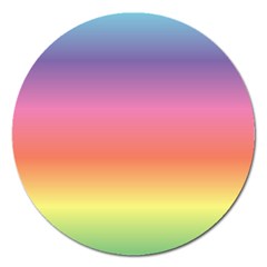 Rainbow Shades Magnet 5  (round) by designsbymallika