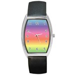 RAINBOW SHADES Barrel Style Metal Watch Front