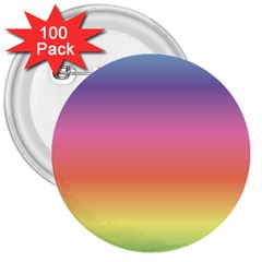 Rainbow Shades 3  Buttons (100 Pack)  by designsbymallika