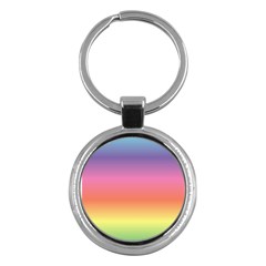 Rainbow Shades Key Chain (round) by designsbymallika