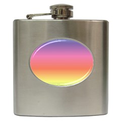 Rainbow Shades Hip Flask (6 Oz) by designsbymallika