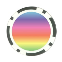 Rainbow Shades Poker Chip Card Guard (10 Pack) by designsbymallika