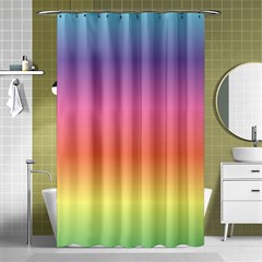 Rainbow Shades Shower Curtain 48  X 72  (small)  by designsbymallika