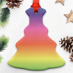 Rainbow Shades Ornament (christmas Tree)  by designsbymallika