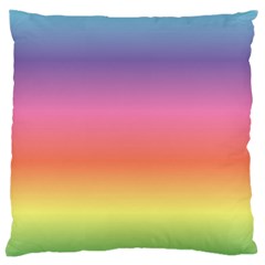 Rainbow Shades Large Flano Cushion Case (two Sides) by designsbymallika