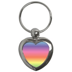 Rainbow Shades Key Chain (heart) by designsbymallika