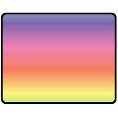 Rainbow Shades Double Sided Fleece Blanket (medium)  by designsbymallika