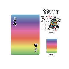 Rainbow Shades Playing Cards 54 Designs (mini) by designsbymallika