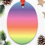 RAINBOW SHADES Oval Ornament (Two Sides) Front