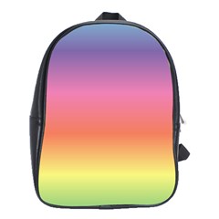 Rainbow Shades School Bag (xl) by designsbymallika