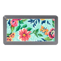 Multi Colour Floral Print Memory Card Reader (mini) by designsbymallika