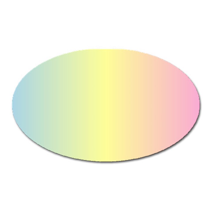 VERTICAL RAINBOW SHADE Oval Magnet