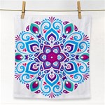 MANDALA BLUE Face Towel Front