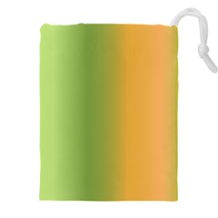 Green Orange Shades Drawstring Pouch (5xl) by designsbymallika