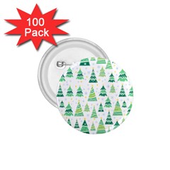 Christmas Tree Pattern 1 75  Buttons (100 Pack)  by designsbymallika