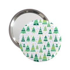 Christmas Tree Pattern 2 25  Handbag Mirrors by designsbymallika