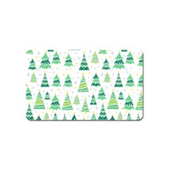 Christmas Tree Pattern Magnet (name Card) by designsbymallika