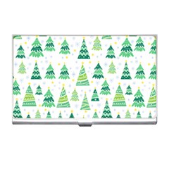 Christmas Tree Pattern Business Card Holder by designsbymallika