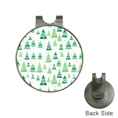 Christmas Tree Pattern Hat Clips With Golf Markers by designsbymallika