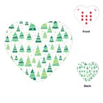 CHRISTMAS TREE PATTERN Playing Cards Single Design (Heart) Front