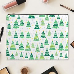 Christmas Tree Pattern Cosmetic Bag (xl) by designsbymallika