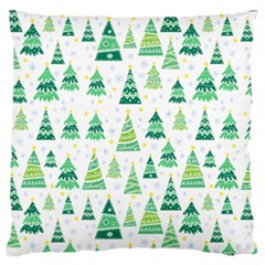 Christmas Tree Pattern Standard Flano Cushion Case (two Sides) by designsbymallika