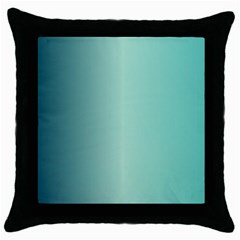 Blue Shades Throw Pillow Case (black) by designsbymallika