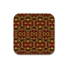 Rby 90 Rubber Square Coaster (4 Pack)  by ArtworkByPatrick