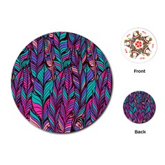 boho chic pattern Playing Cards Single Design (Round)