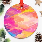 colourful shades Ornament (Round) Front