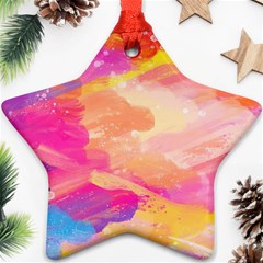 Colourful Shades Ornament (star) by designsbymallika