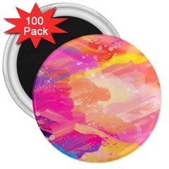 Colourful Shades 3  Magnets (100 Pack) by designsbymallika