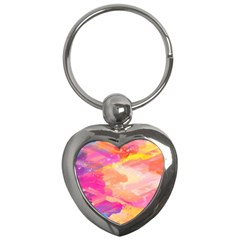 Colourful Shades Key Chain (heart) by designsbymallika