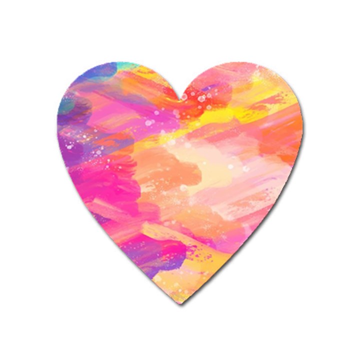 colourful shades Heart Magnet