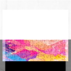 Colourful Shades Rectangular Jigsaw Puzzl by designsbymallika