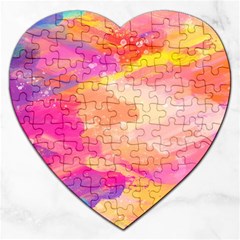 Colourful Shades Jigsaw Puzzle (heart) by designsbymallika