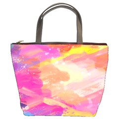 Colourful Shades Bucket Bag by designsbymallika