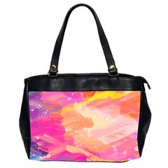 Colourful Shades Oversize Office Handbag (2 Sides)