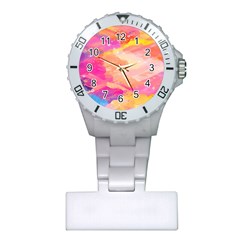 Colourful Shades Plastic Nurses Watch by designsbymallika