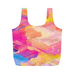 Colourful Shades Full Print Recycle Bag (m) by designsbymallika