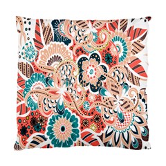 Baatik Floral Print Standard Cushion Case (one Side) by designsbymallika