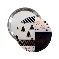 Christmas Pattern 2 25  Handbag Mirrors by designsbymallika