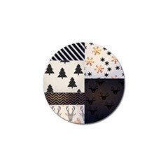 Christmas Pattern Golf Ball Marker (10 Pack) by designsbymallika