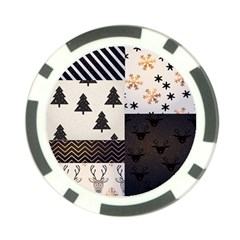 Christmas Pattern Poker Chip Card Guard (10 Pack) by designsbymallika