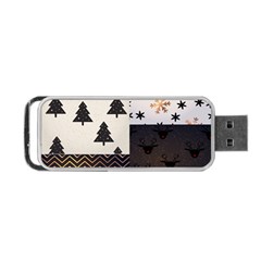 Christmas Pattern Portable Usb Flash (two Sides) by designsbymallika