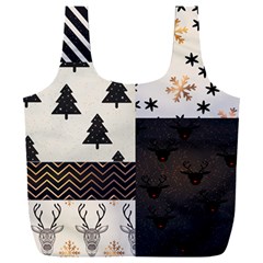 Christmas Pattern Full Print Recycle Bag (xxxl) by designsbymallika