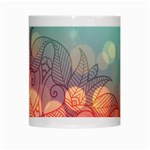 mandala pattern White Mugs Center