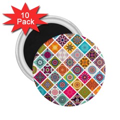 Ethnic Mandala Pattern 2 25  Magnets (10 Pack)  by designsbymallika