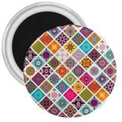 Ethnic Mandala Pattern 3  Magnets by designsbymallika